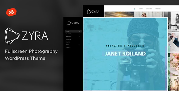 Zyra - Fullscreen Photography WordPress Theme Logo